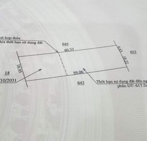 Cần  bán  miếng  đất ngay  cổng  chào  ấp  8 minh hưng giá  610tr