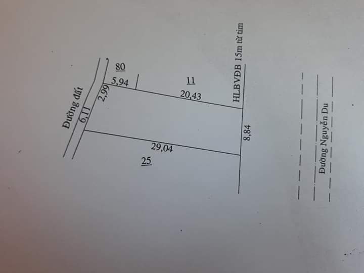 Cần  bán  an  lộc  2 mặt  tiền  Nguyễn  du  dt  8.8x29x200tcgia 2ty7