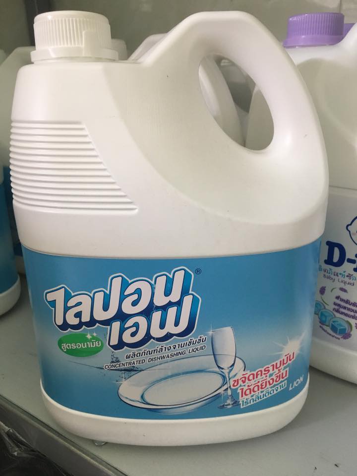 Nước rửa chén Lion Thái Lan can 3600ml