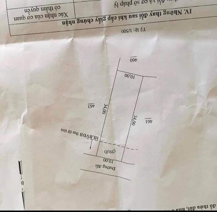 Cần  ra  lô  đất  dt  10x34x50tc giá  630tr