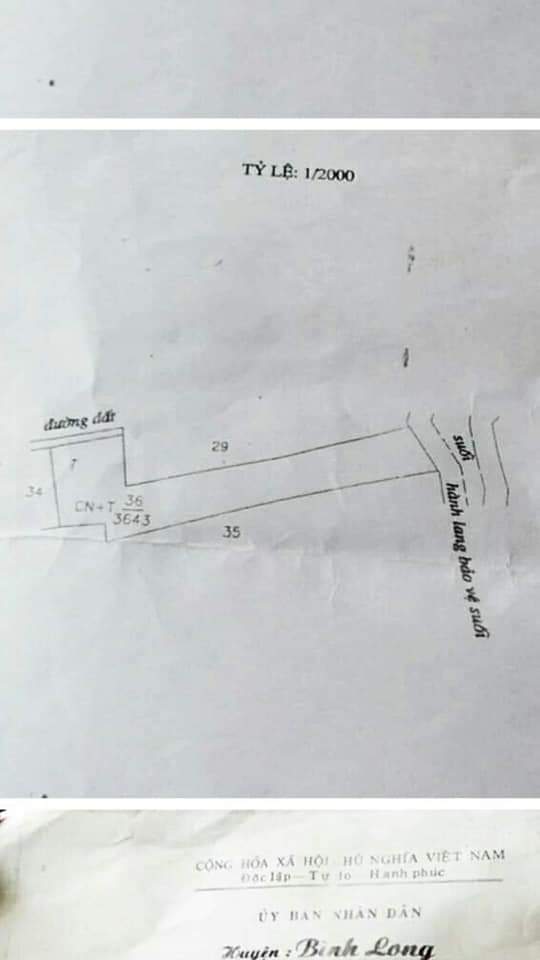 Cần  ra  mãnh  vườn thanh  Phú  bình  long  cách  ql13  1km dt  3.6 xào giá  820tr