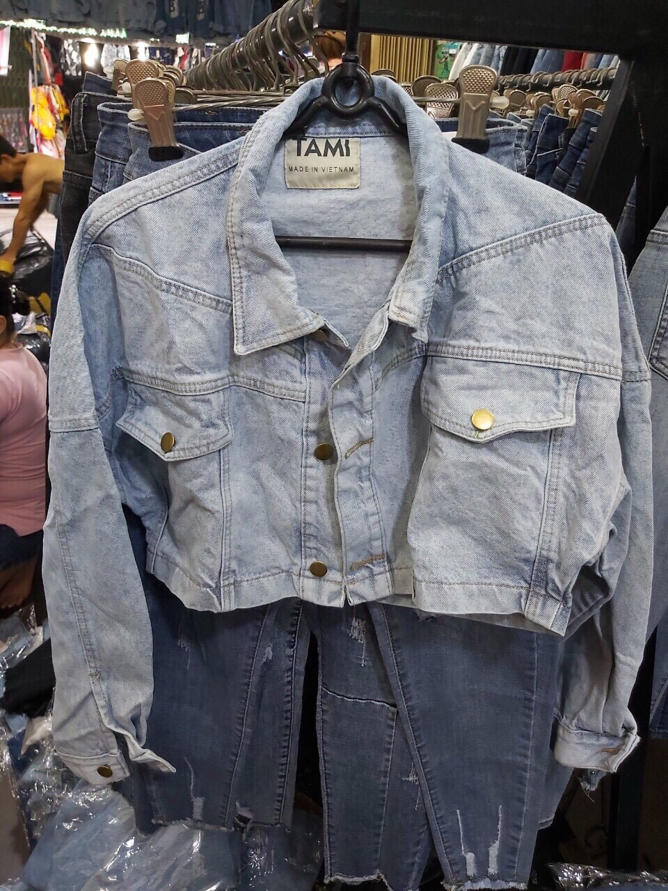 Áo khoát jeans