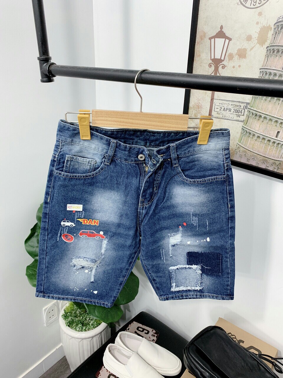 Quần shot jeans nam giá 125k