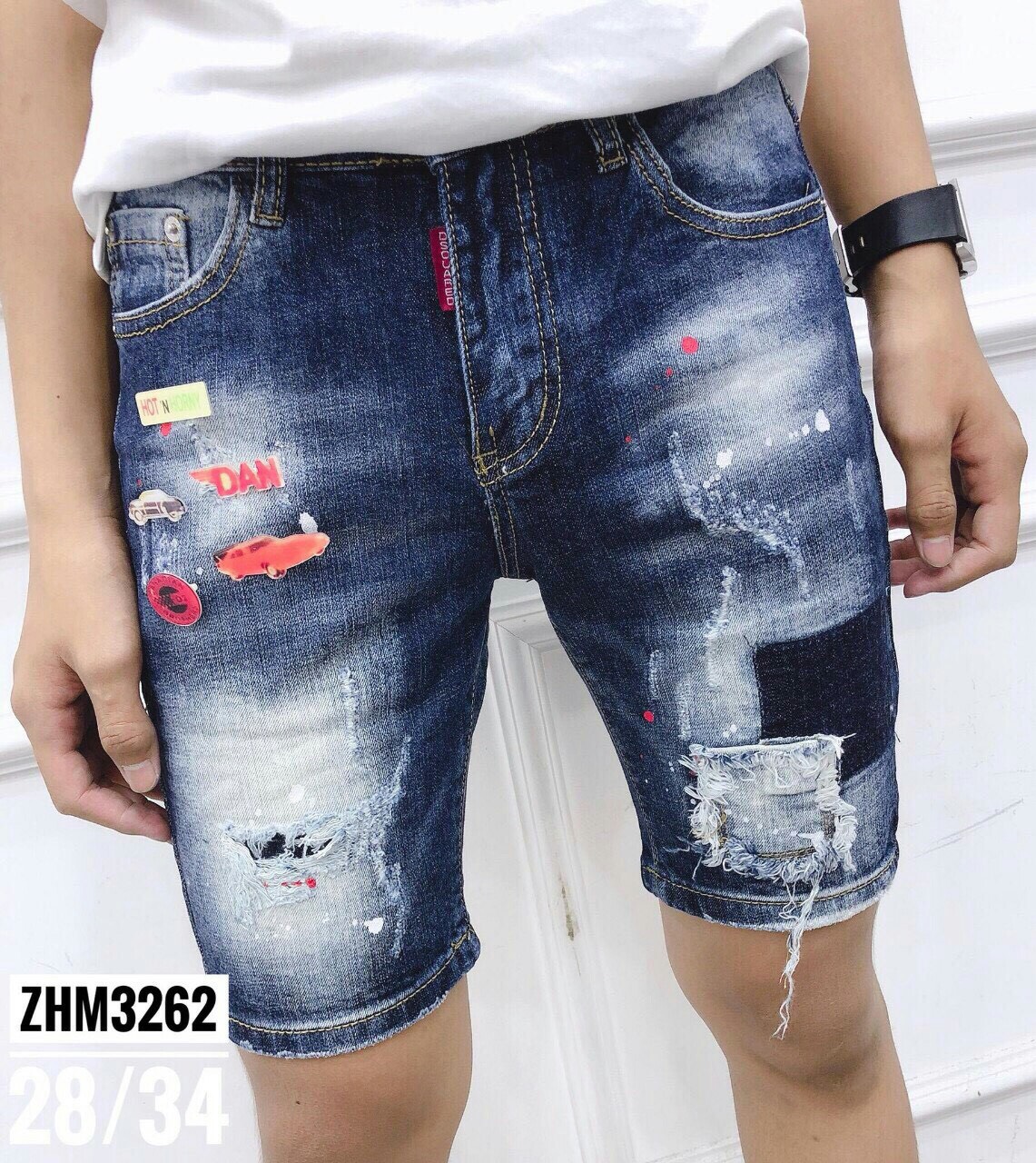 Quần shot jeans nam giá 125k