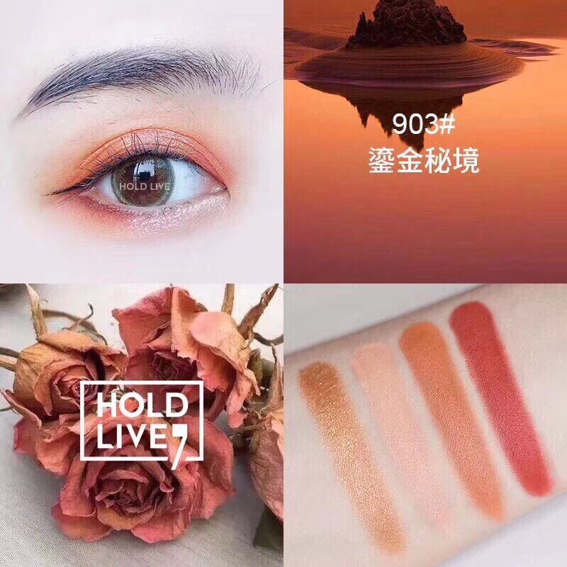 Phấn Mắt Hold Live Tam Giác 4 Ô Time Color Eyeshadow Palette Chính Hãng Nội Địa Trung No.HL309 Giá 90j