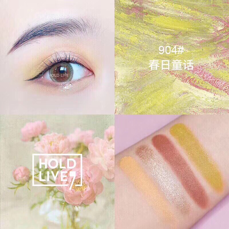 Phấn Mắt Hold Live Tam Giác 4 Ô Time Color Eyeshadow Palette Chính Hãng Nội Địa Trung No.HL309 Giá 90j