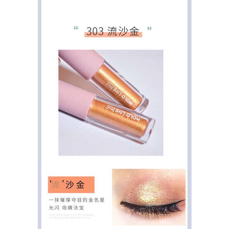 Set 5 Nhũ Mắt Hold Lấp Lánh Cool Beauty Hold Live Starry Sky Psychedelic Liquid Eyeshadow No.HL300