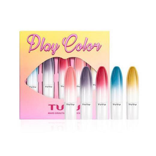 Set 5 son sáp Tutu play color mars gravitation lipstick no.Tu5290 Giá 160k