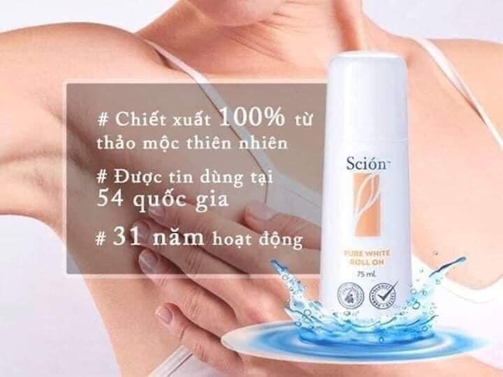 Lăn Nách Mỹ S.cion Pu.re Whi.te Giá 125k