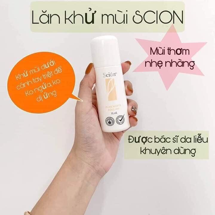 Lăn Nách Mỹ S.cion Pu.re Whi.te Giá 125k