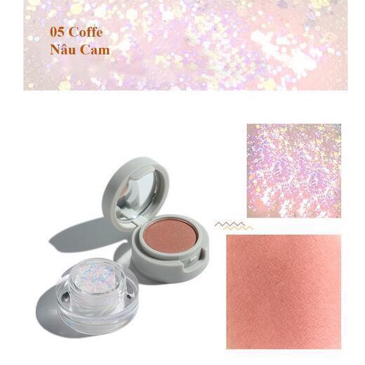 Màu mắt 2 tầng Gogo Tales magnificent double layer eyeshadow creame no.GT139 Giá 80k