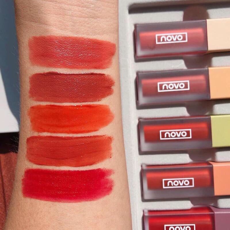 Set 5 Son Kem Novo Morandi Velvet Lip Glaze No.5282 Hàng Nội Địa Trung Giá 200k