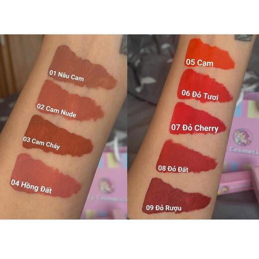 Son kem lì Ty Cosmetic unicorn velvet cream lip Giá 110k