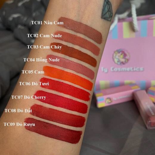 Son kem lì Ty Cosmetic unicorn velvet cream lip Giá 110k