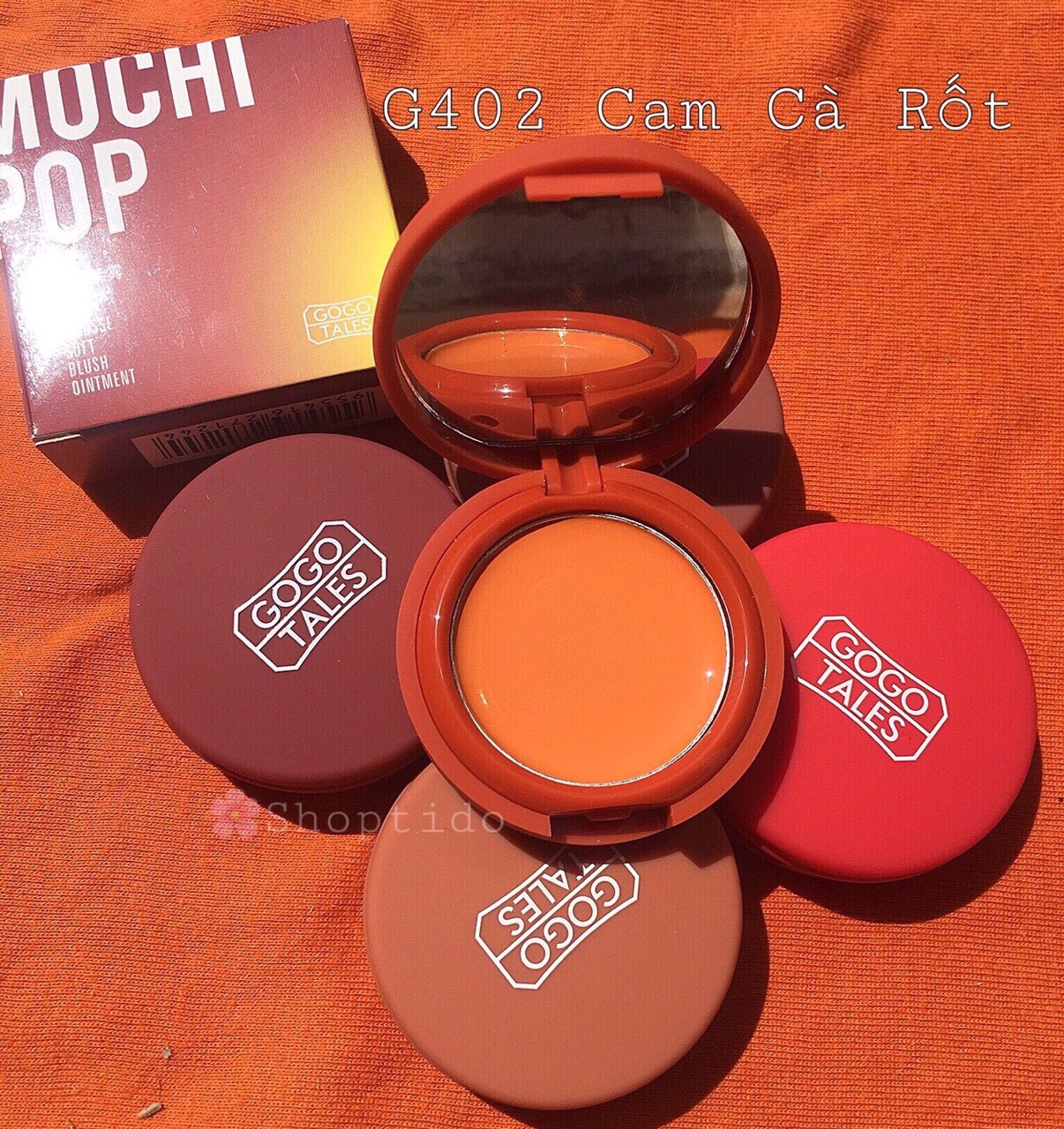 Má hồng dạng kem Gogo Tales mousse soft blush ointment hàng chính hãng nội địa Trung No.Gt124 Giá 65k