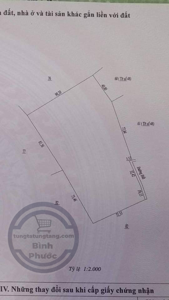 Cần bán 3,5ha cao su 3 sổ liền kề ở phước an giá 5tỷ490tr