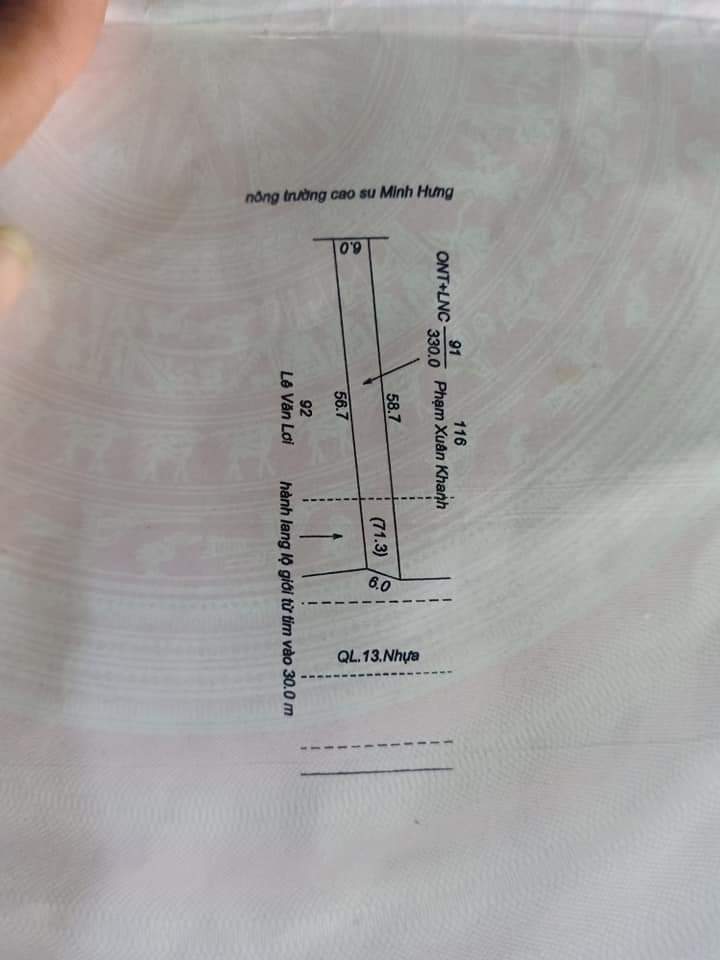 bán gấp ql13 ngay cty thuận an.. Giá 700tr