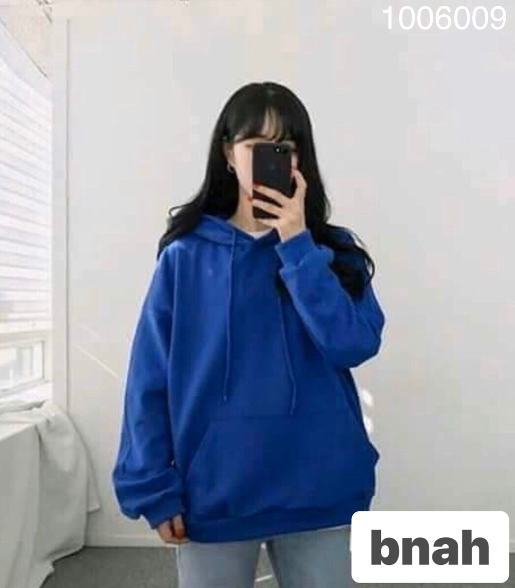 Nỉ hoodie trơn hàng qc xịn xò dày , mịn Giá 180k