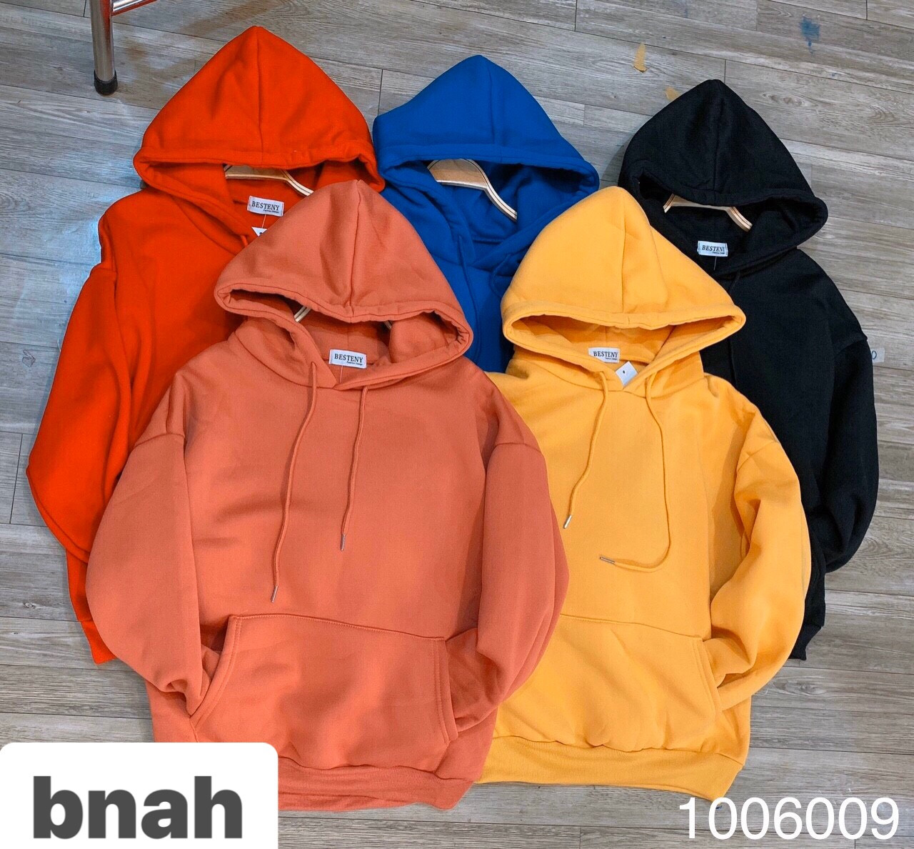 Nỉ hoodie trơn hàng qc xịn xò dày , mịn Giá 180k