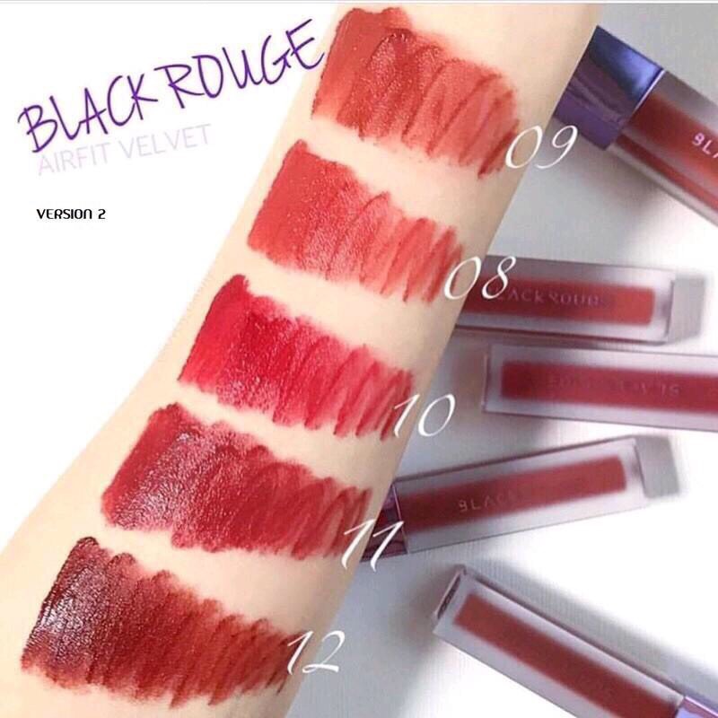 Son kem lì Black Rouge Air Fit Velvet Tint 1, 2,3 chính hãng Hàn Quốc 💰 Giá 145