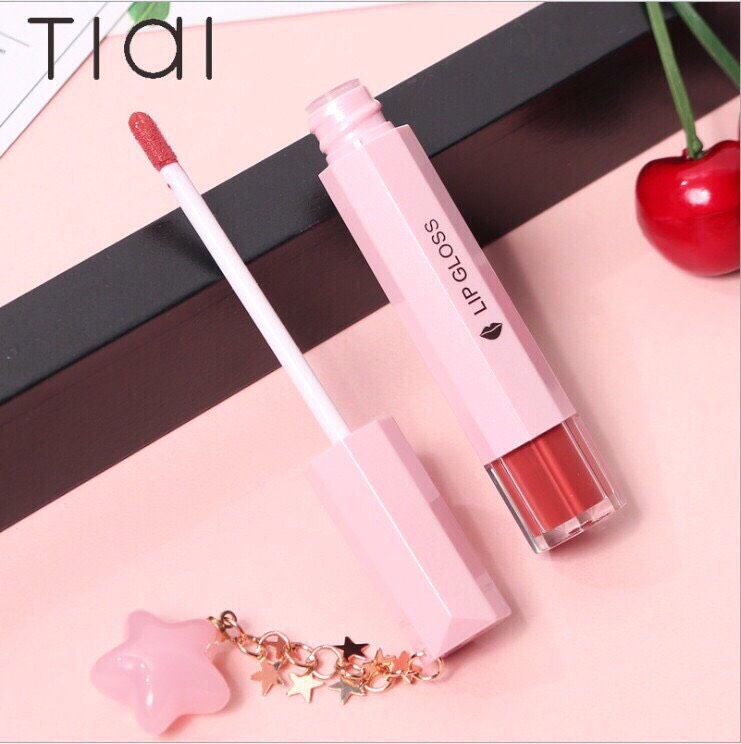 Son Kem Bóng TIAI STARS LIP GLAZE LIP GOSS Móc Khóa Stars Hồng Cực Đáng Yêu  Giá 65k