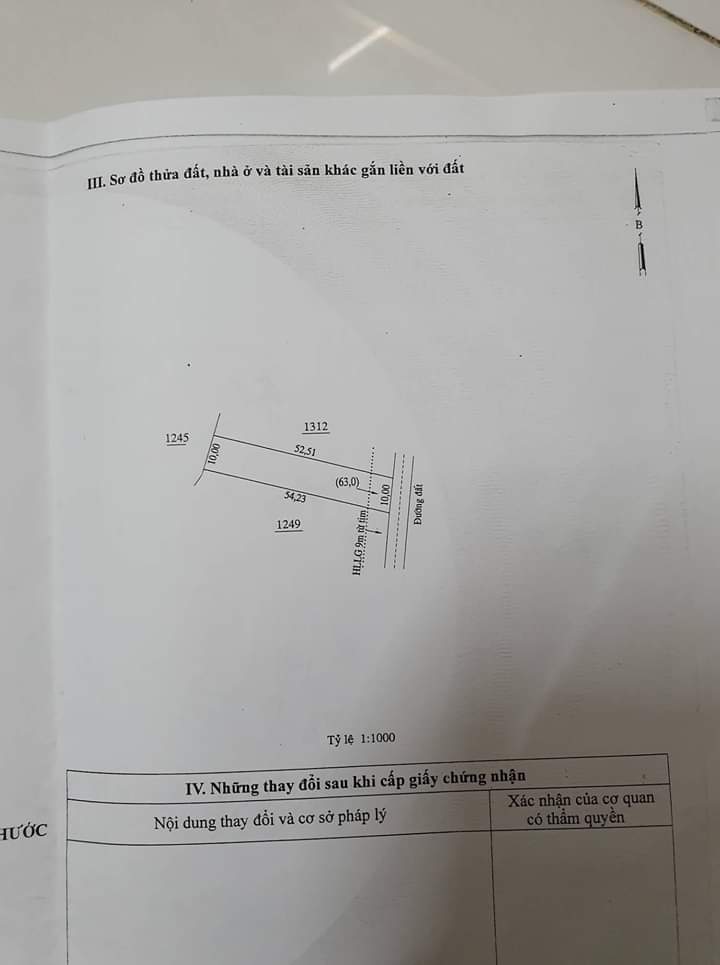 Bns đất… Địa chỉ Tân Khai, giá 840 triệu, diện tích 10×52