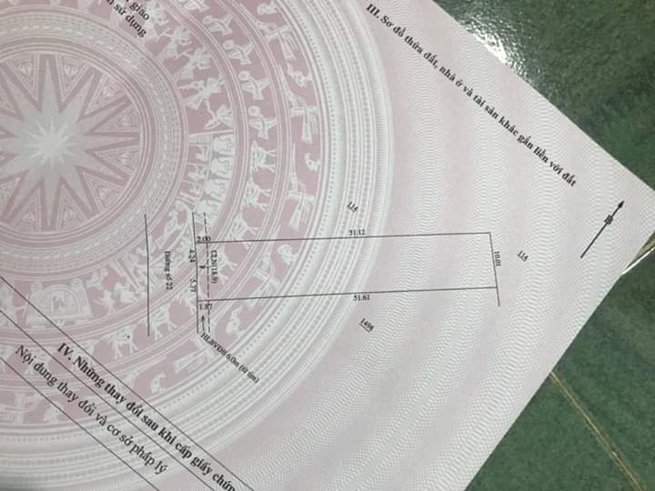 Bán đất Minh Hưng giá  230tr dt 52×10