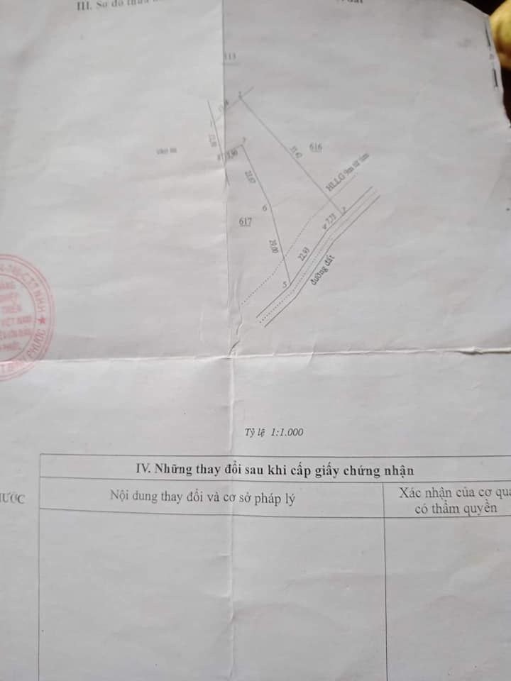 Cần bán đất có sẵn nhà xã minh đức giá 550tr