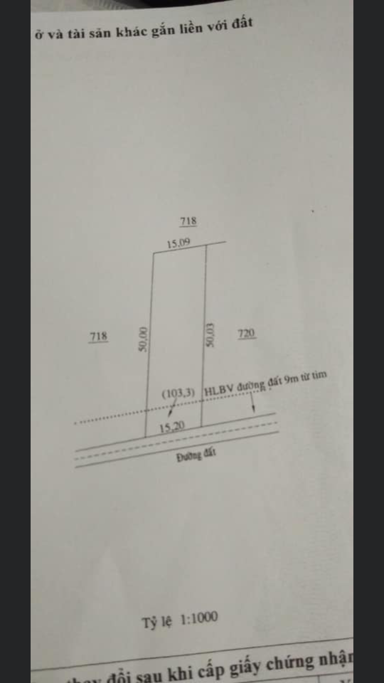 Cần bán lô đất đường xưởng gỗ hoài như tân khai
