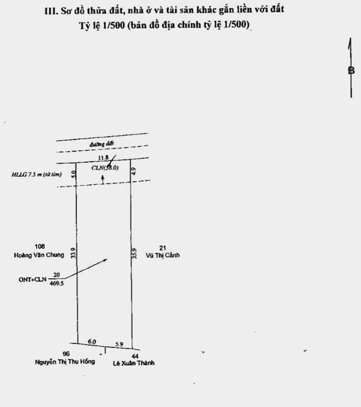 Bán đất Minh Hung giá 150tr dt 40×11.8