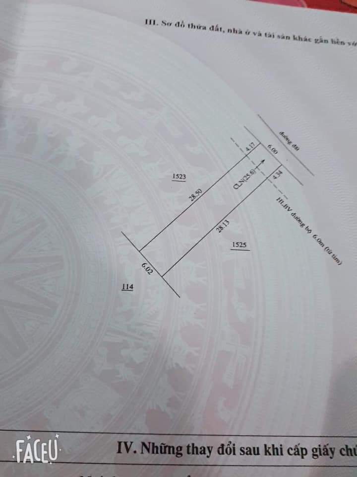 Bán đất Minh Hunge giá 600tr dt 30×6