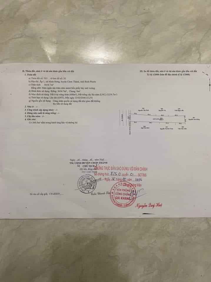 Bán đất quoc lo 13 Minh Hưng giá 13ty đt 210×29.7