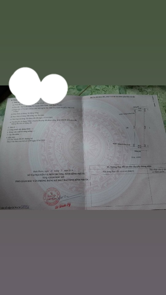 Bán đất gần chợ Đồng nơ