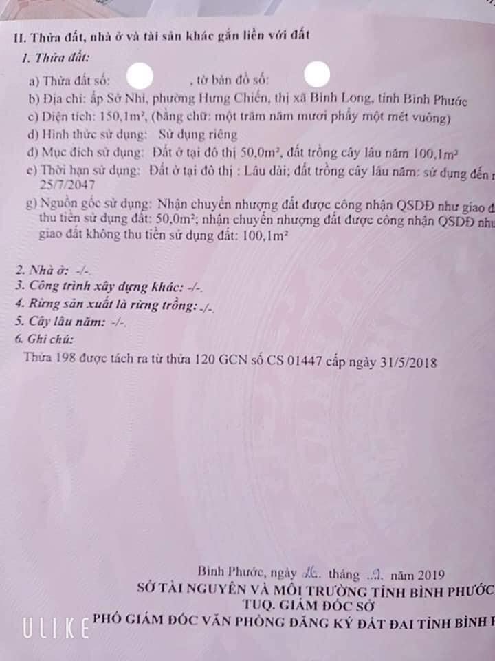 Bán 2lô liền kề gần chùa Phật Quoc Vạn Thành
