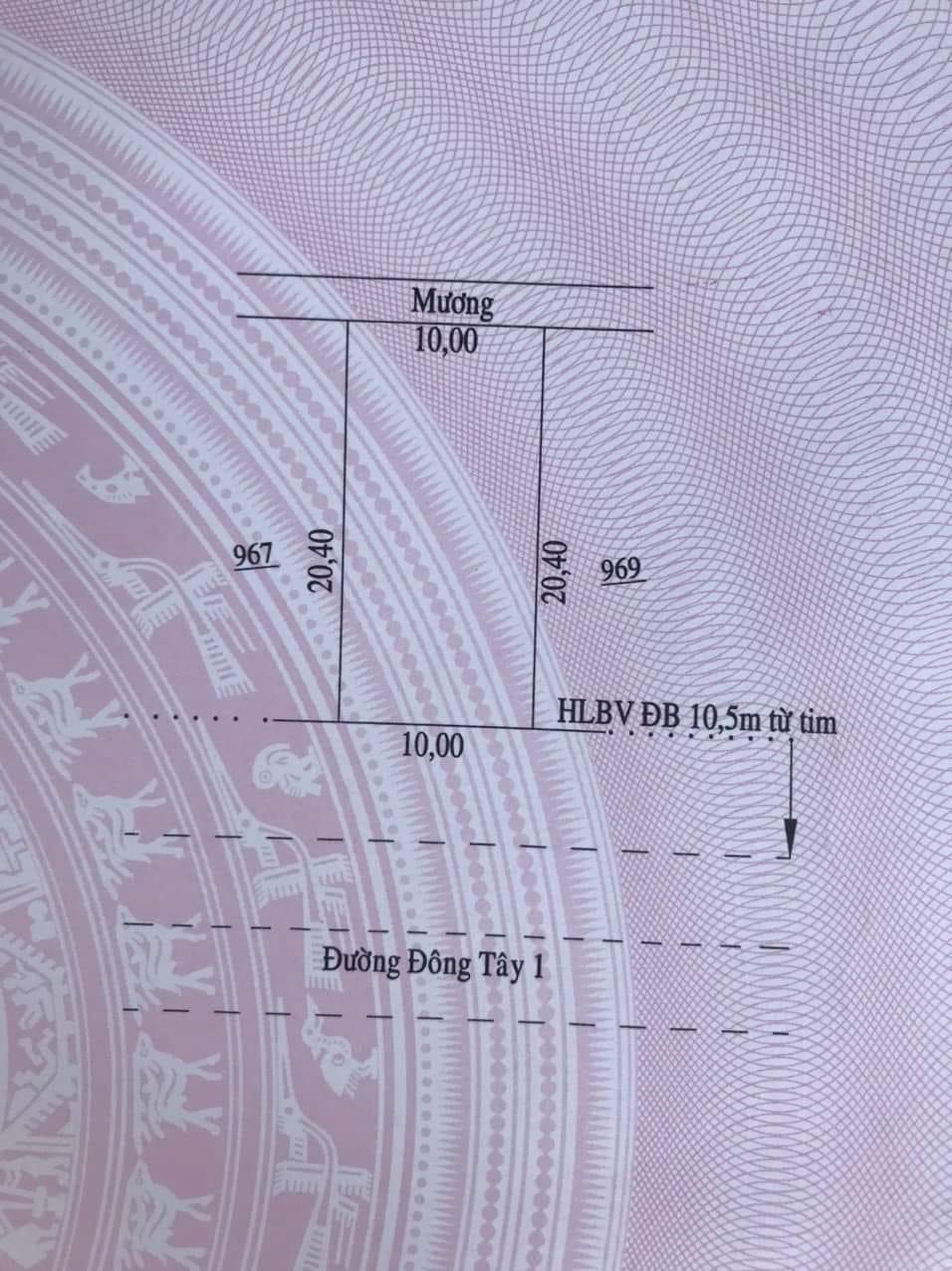 Bán đất TTHC Hớn Quản đường Đông Tây 1