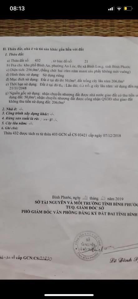 Bán đất Khu di tích lê van tám ,mt bê tông sát nhựa 10×25*50tc  giá 450tr