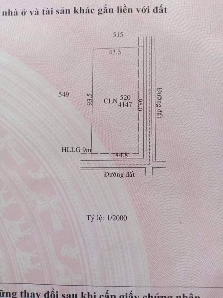Đất đẹp cần bán gấp 4147m2 Thuộc ấp Phú Thành, xã Thanh Phú