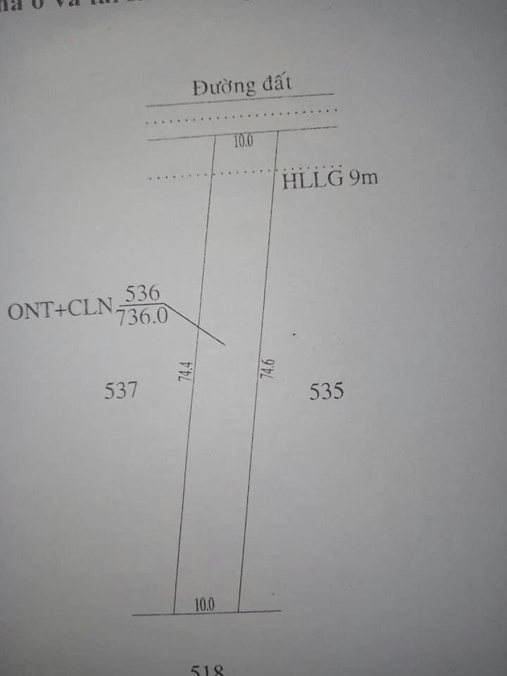 Bán 10*74*100tc đường z68 giá 1050 tỉ