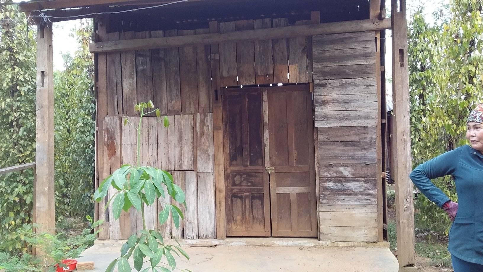 Bán 9,6xào tiêu tặng căn nhà gỗ bé xinh xinh thuộc Lộc Hiệp giá 550tr