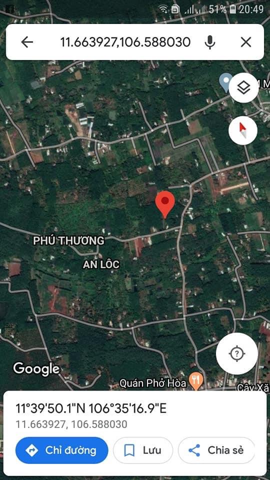 Cần bán lô đất cách Phan Bội Châu 1km thuộc KP Bình An dt 7x32x50tc đường bê tông lô giới 18m giá 420tr