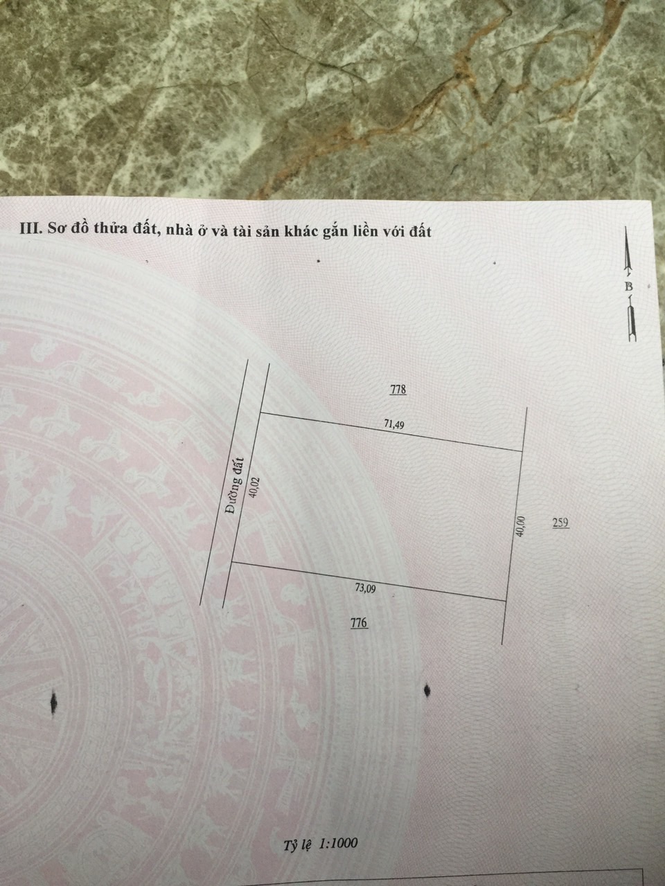 Cần bán lô đất 40*75 đường z68 chạy vô giá 50tr/m
