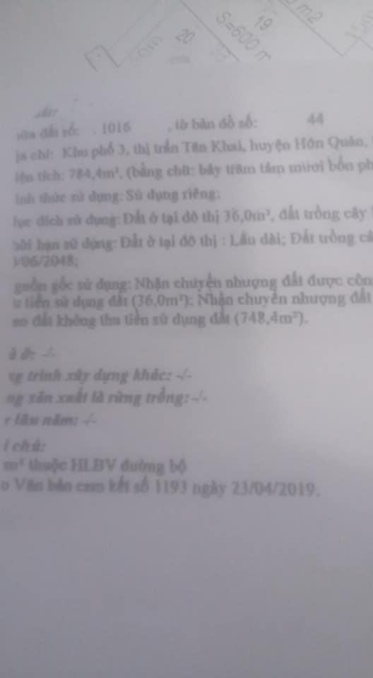 Đất đẹp như trong tranh, phẳng như tờ giấy.. Sở  huu diện tích rộng. Gần chờ Tân khai. Thích hợp cho mọi đoi tương. Đầu tư, ở, mở ntro, nha nghi…..