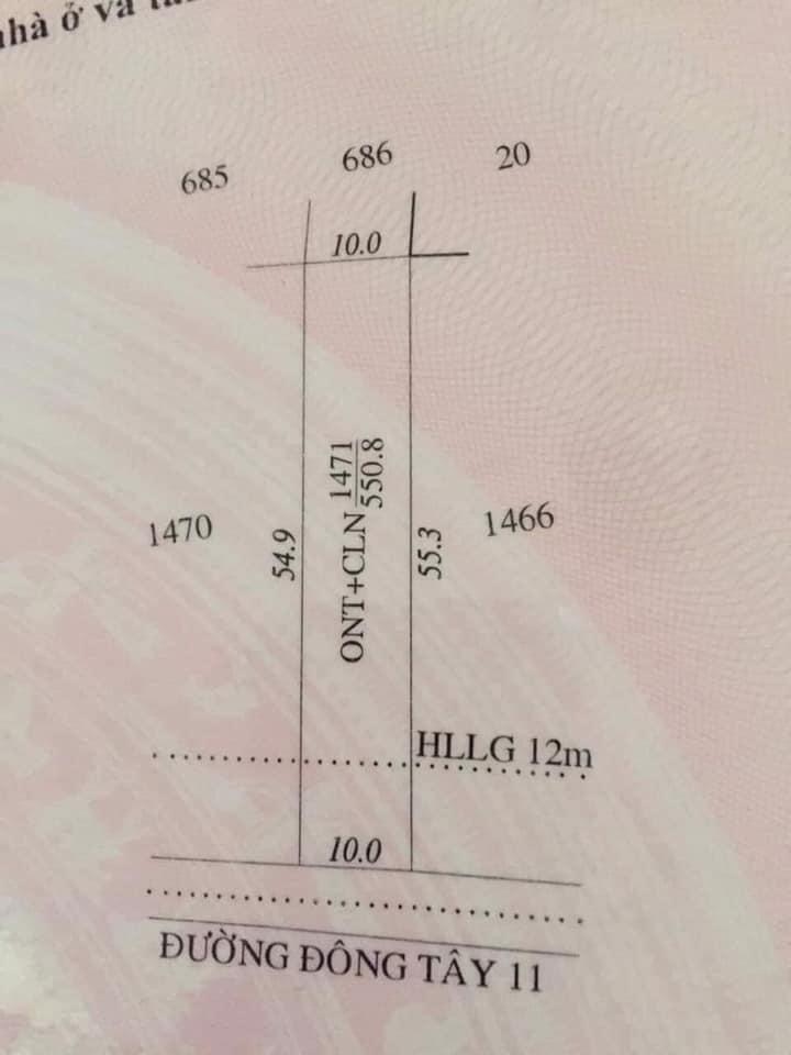 Bán đất Tân Khai ngay hẻm ga ra  Phú Dũng giá 1ty dt 55×10