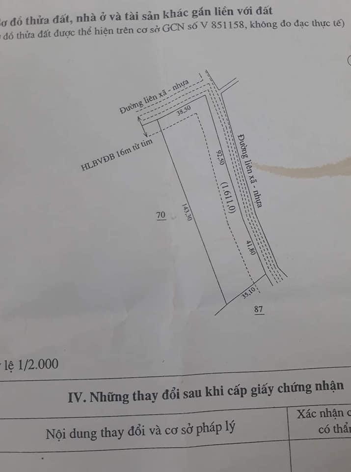 Mặt nhựa liên xã Lộc Ninh cách ql13 600m