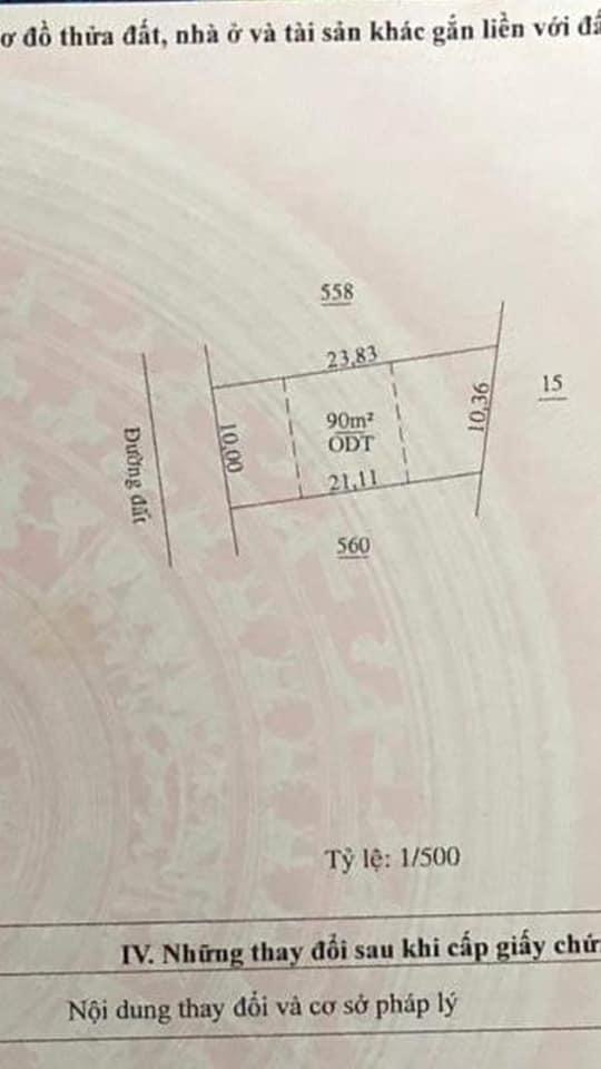 Bán đất cách tiệc cưới Thành Tuyết 100m cách nhựa Bình Tân 20m