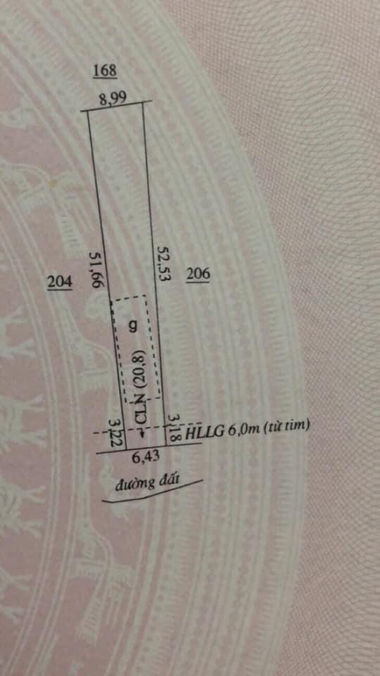 Bán đất ấp 2 Minh Hưng giá 1ty150 dt 8×52