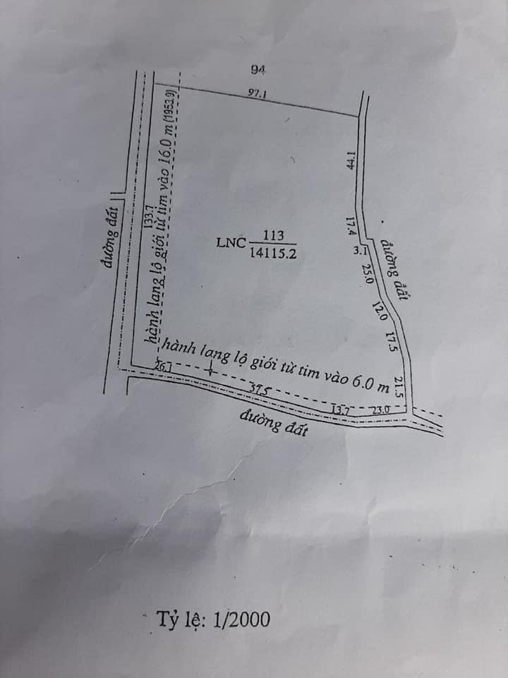 Bán 1,4ha cao su mặt đường bao quanh đất xã an khương giá 3,2 tỉ