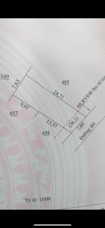 Bán đất An Lộc 7,6×24*50tc giá 355tr