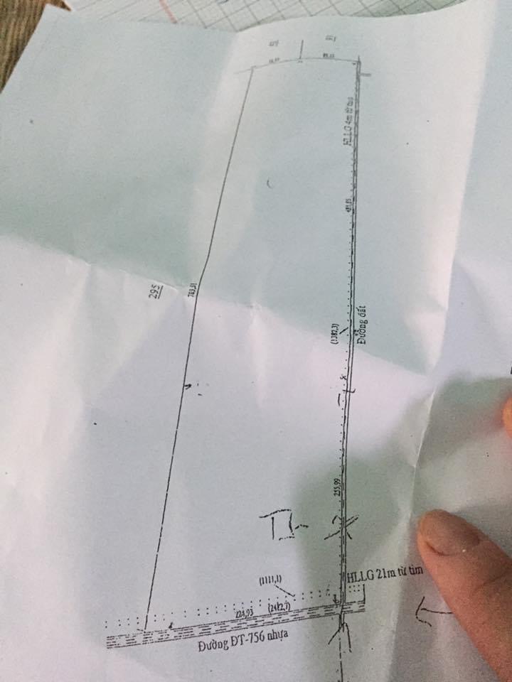 Cần bán 14,5 đất cao su trong 3 năm mặt nhựa DT756 sát cây xăng , công ty, dân cư đông đất thuộc xã Tân Hưng