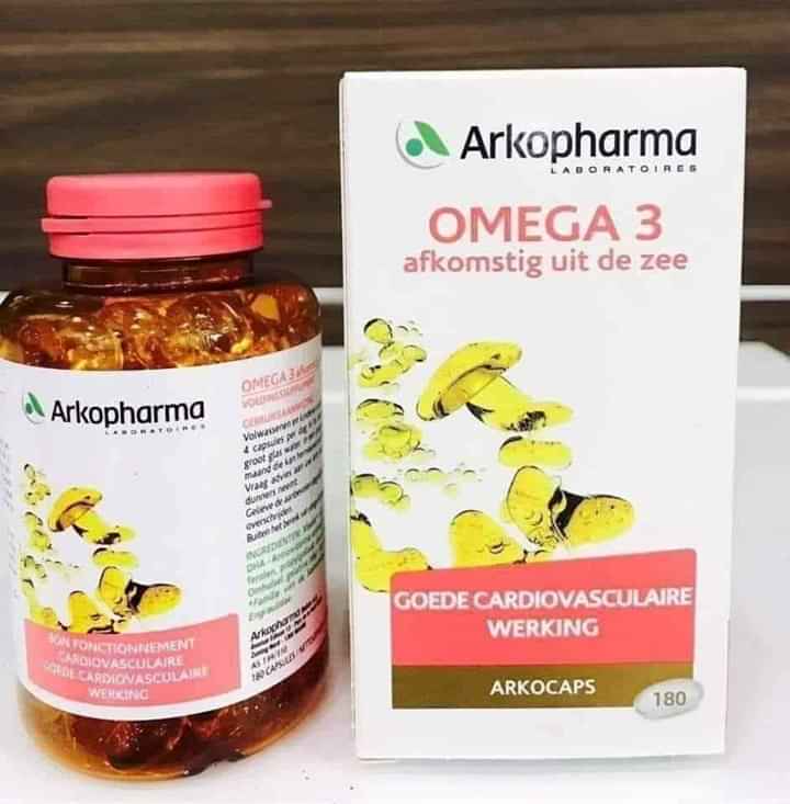 VIÊN UỐNG DẦU CÁ OMEGA 3 arkopharam hộp 490k/ 180v